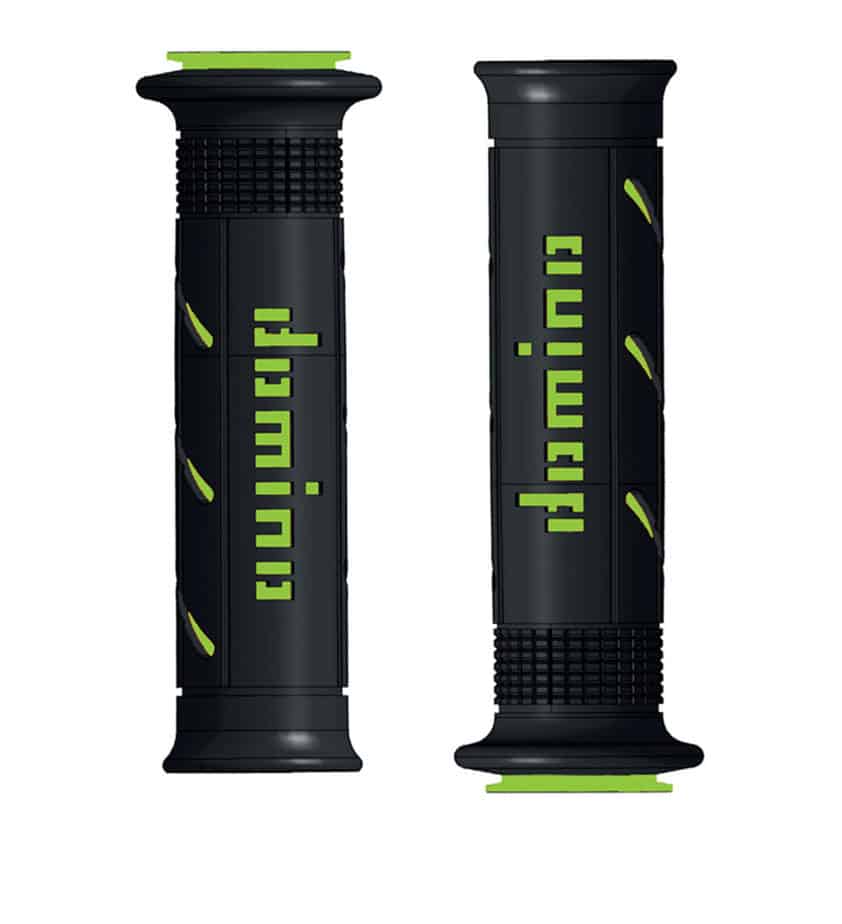 Domino XM2 Quick Action Throttle with Black/Green Grips - Image 2