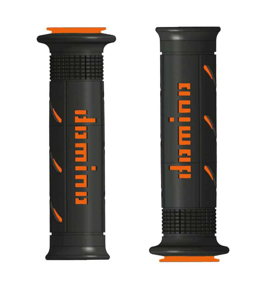 Domino XM2 Quick Action Throttle with Black/Orange Grips - Image 2
