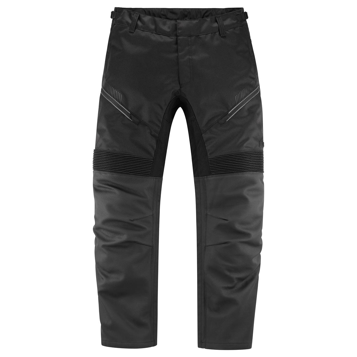Icon Contra 2 Leather Overpant Black