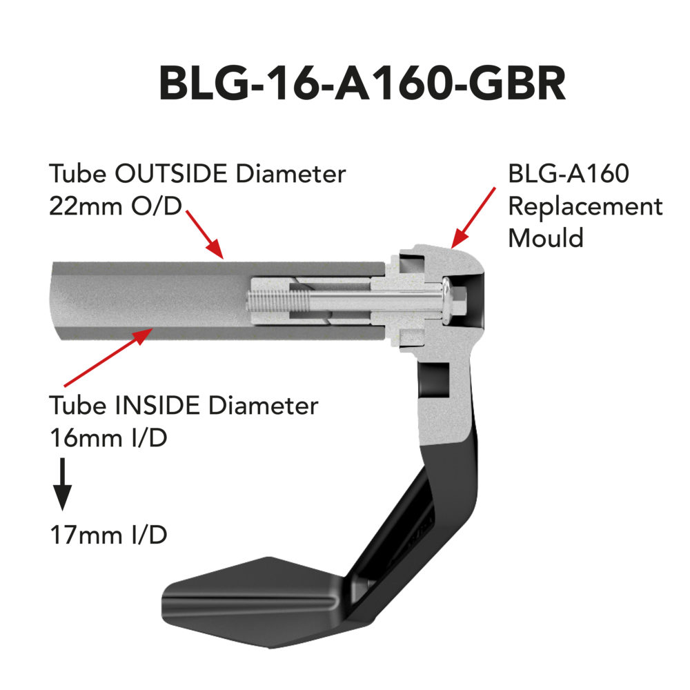 GB Racing Universal Brake Lever Guard With 16MM Insert - 17MM - Image 2
