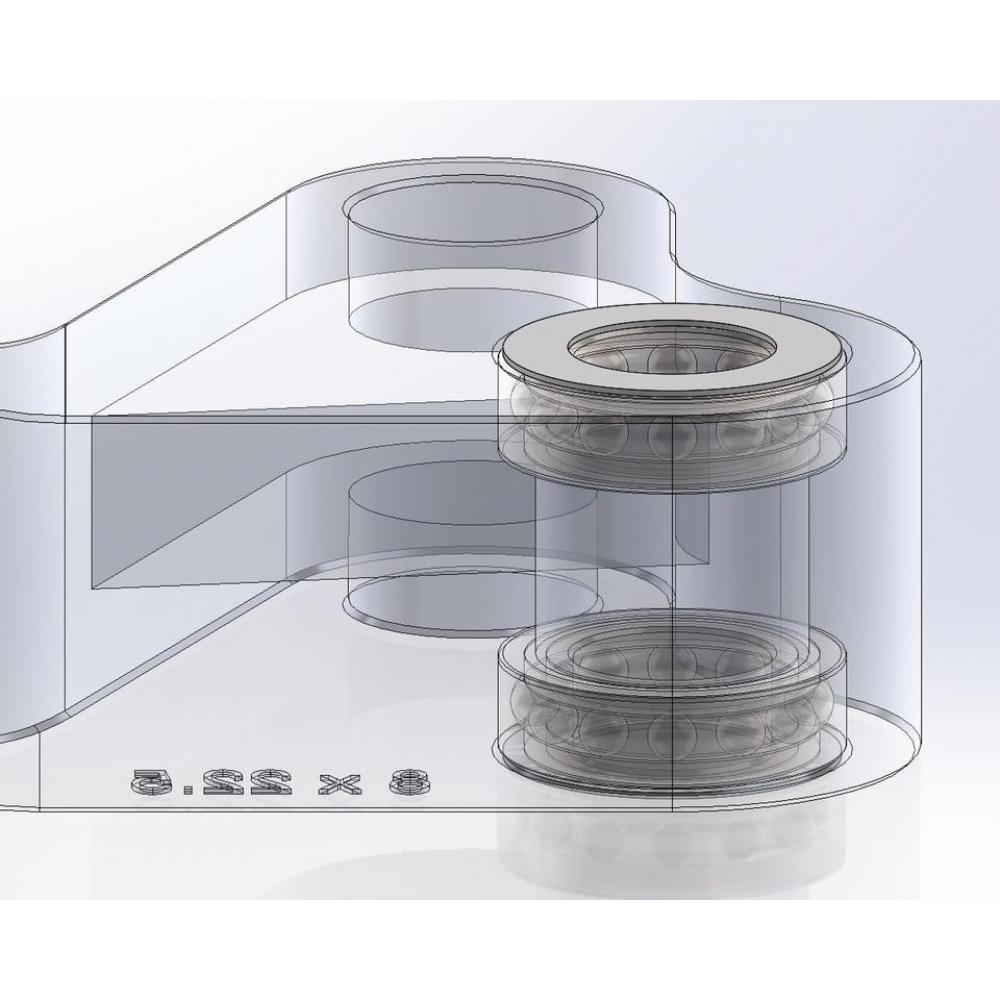 Hel Solid Billet Adjustable Rear Thumb Brake - Image 4