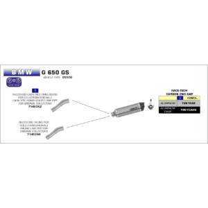 BMW-GS650S-2011-2012-2013-2014-2015-2016-Arrow-Exhaust