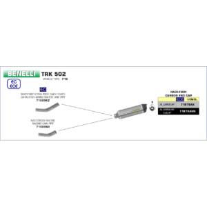 Benelli-TRK-502-2017-2018-2019-2020-Arrow-Exhaust