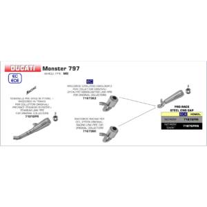 Ducati-Monster-797-2017-2018-Arrow-Exhaust