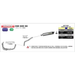 Honda-CBR600RR-2013-2014-2015-2016-Arrow-Exhaust