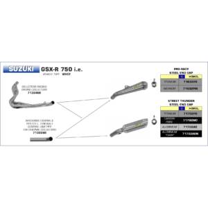 Suzuki-GSX-R750-2006-2007-Arrow-Exhaust