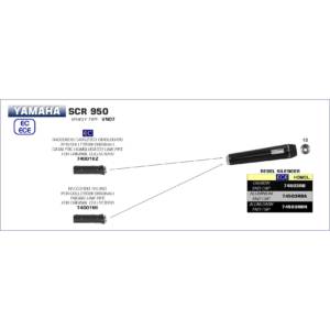 Yamaha-SCR950-2017-2018-2019-2020-Arrow-Exhaust