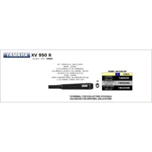 Yamaha-XV950R-2014-2015-2016-Arrow-Exhaust