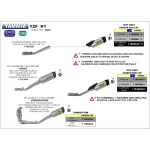 Yamaha-YZF-R1-2015-2016-Arrow-Exhaust