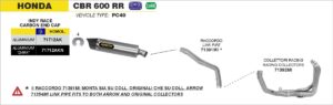 honda cbr600rr 2009 2010 2011 2012 arrow exhaust