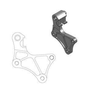 Yamaha TT 600 RE 2004 Moto Master Brake Caliper Adaptor SM 211016