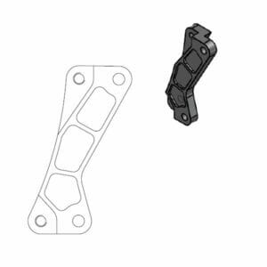 Yamaha WR 450 F 2016-2018 Moto Master Brake Caliper Adaptor SM 211076