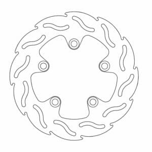 Suzuki GSX-R 750 1996-2017 Moto Master Brake Disc Flame Rear 110223