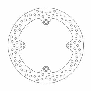 Suzuki DL 1050 XT ABS 2020-2023 Moto Master Brake Disc Halo Rear 110476