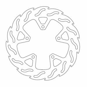 KTM SUPER DUKE 1290 R ABS 2014-2023 Moto Master Brake Disc Flame Rear 110614