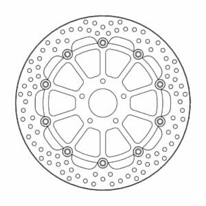 Husqvarna 701 VITPILEN ABS 2018-2020 Moto Master Brake Disc Halo Floating 112178