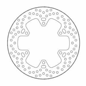 Ducati PANIGALE 899 ABS 2014-2015 Moto Master Brake Disc Halo Rear 110648