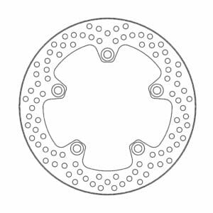 Suzuki SV 650 ABS 2016-2023 Moto Master Brake Disc Halo Rear 110710