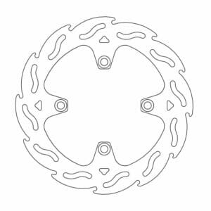 Triumph SPEED TRIPLE 1050 RS ABS 2020 Moto Master Brake Disc Flame Rear 110684