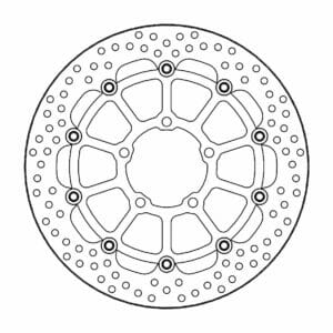 Triumph TIGER 900 GT ABS 2020-2023 Moto Master Brake Disc Halo Floating 112329