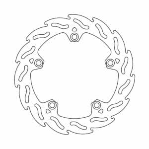 Honda CRF 1100 L ABS 2020-2022 Moto Master Brake Disc Flame Rear 110842