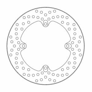Honda CBR 1000 RR-R ABS 2020 Moto Master Brake Disc Halo Rear 110851