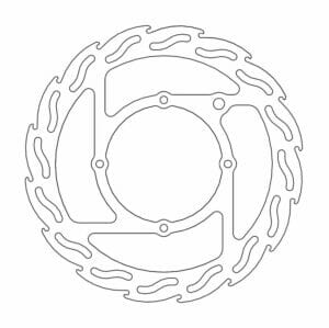 KTM SX 85 19/16 2012-2023 Moto Master Brake Disc Flame Front 110517
