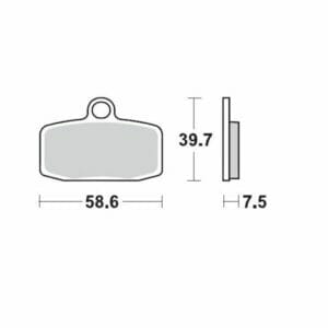 KTM FREERIDE 250 F 2018-2020 Moto Master Brake Pad Racing 097411