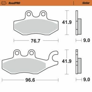 Aprilia SR GT 125 ABS 2022-2023 Moto Master Brake Pad Scooter 400903