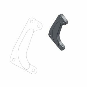 Yamaha WR 450 F 2003-2018 Moto Master Brake Caliper Adaptor Sm 211034