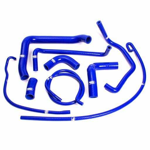 Kawasaki ZX 12 R A1 / A2 / B1 / B2 / B4 2000-2006 9 Piece Samco Sport Silicone Radiator Coolant Hose Kit