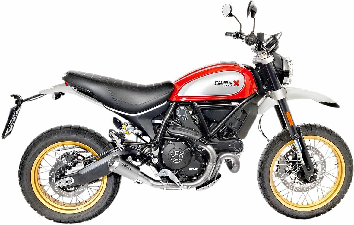 Ducati SCRAMBLER 803 ABS 2017-2021 Leo Vince LV-10 Slip-On Muffler 15202