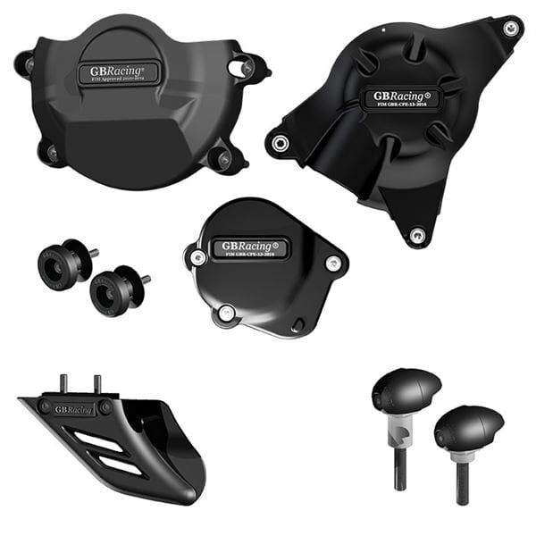 Yamaha YZF-R6 2006-2023 GB Racing Race Motorcycle Protection Bundle CP-R6-2008-CS-K-GBR