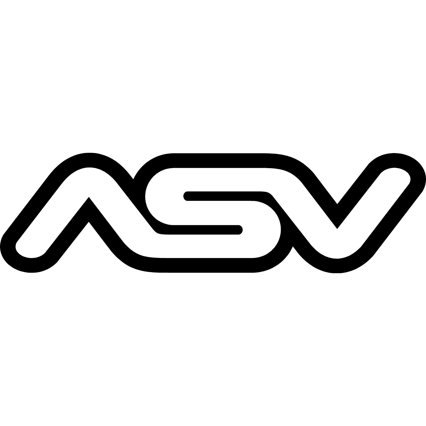white asv logo