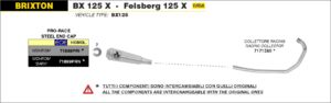benelli trk502x 2021 2022 2023 arrow exhaust (copy)