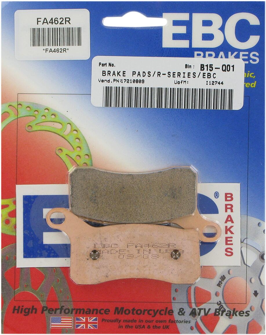 Ktm 450 SX-F 2009 EBC Front Long-Life Sintered "R" Brake Pads FA462R