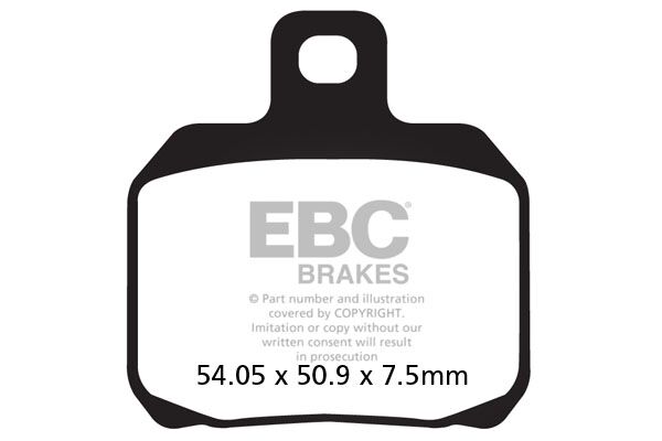 Adiva Scooters AD3 300 2014-2015 EBC Front SFA-HH Brake Pads SFA266HH + SFA260HH