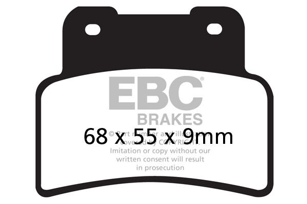 Kymco MXU 400 (A40000) 2011 EBC Front SFA-HH Brake Pads SFA432HH