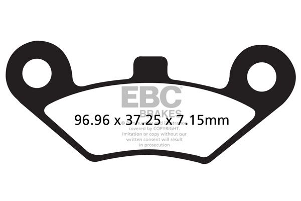 Linhai Muddy 300 4 x 4 2007-2009 EBC Front R Series Brake Pads FA453R