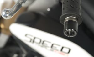 Triumph Speed Triple R 2012-2015 R&G Bar End Sliders BE0031BK