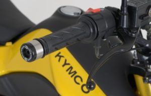 Kymco VSR125(i) 2019-2023 R&G Bar End Sliders BE0069BK