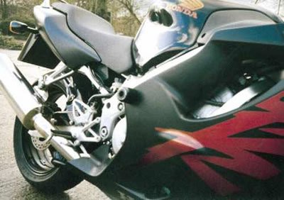 Honda CBR600(Alu Frame) 1999-2008 R&G Crash Protectors - Classic Style CP0012BL