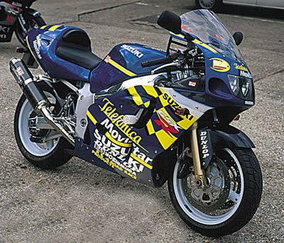 Suzuki GSX-R600 2003 R&G Crash Protectors - Classic Style CP0028BL