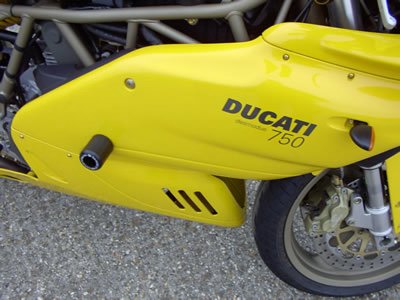 Ducati 750SS 1999-2000 R&G Crash Protectors - Classic Style CP0083BL