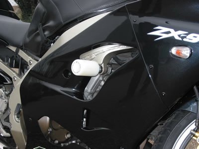 Kawasaki ZX9-R F 2002-2003 R&G Crash Protectors - Classic Style CP0084BL