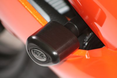 Kawasaki ZX6-R 2007-2012 R&G Crash Protectors CP0204BL