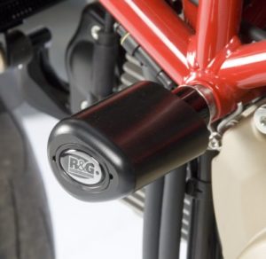 Ducati Hypermotard 796 2010-2013 R&G Crash Protectors - Aero Style CP0253BL