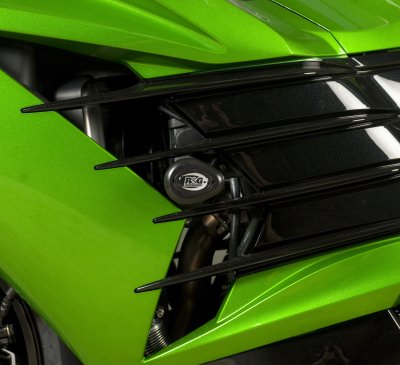 Kawasaki ZZR1400 (ZX-14) 2012-2019 R&G Crash Protectors - Aero Style CP0311BL