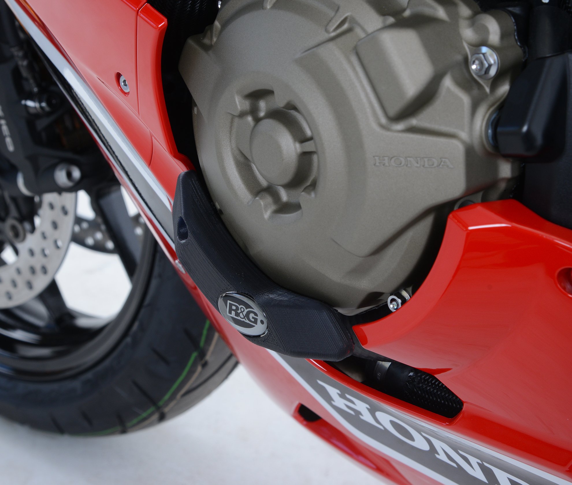 Honda CBR1000RR Fireblade 2017-2019 R&G Engine Case Slider ECS0116BK