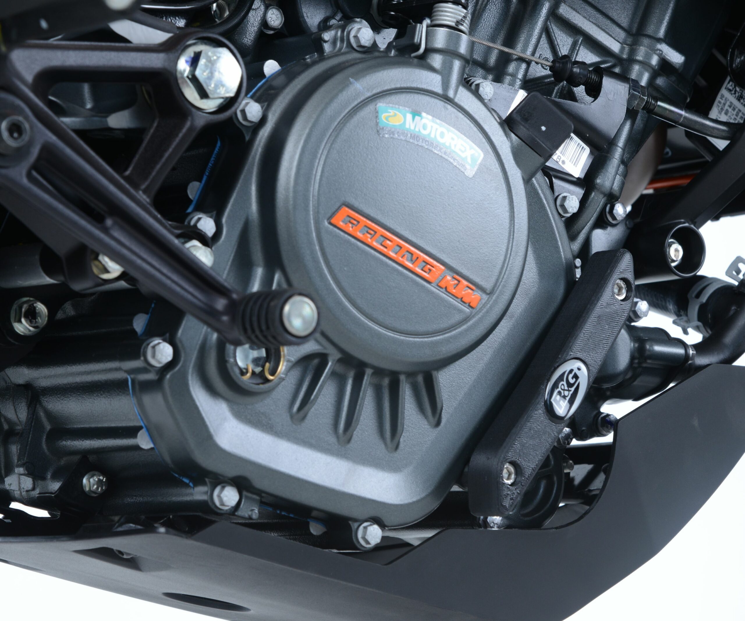 KTM 125 Duke 2017-2023 R&G Engine Case Slider ECS0120BK
